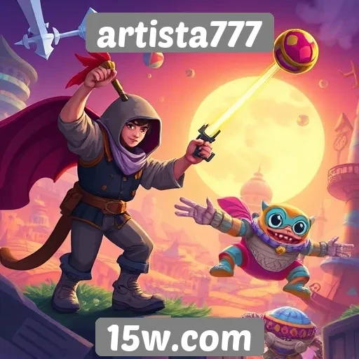 artista777 apresenta jogos inovadores para a comunidade