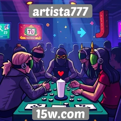 Explorando a comunidade de jogadores no site artista777