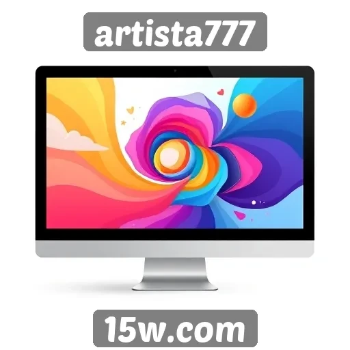 Interface amigável melhora experiência no artista777