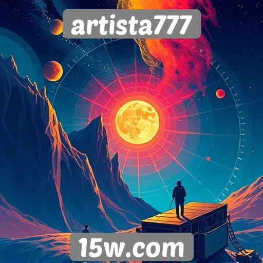 Inovações gráficas no site artista777
