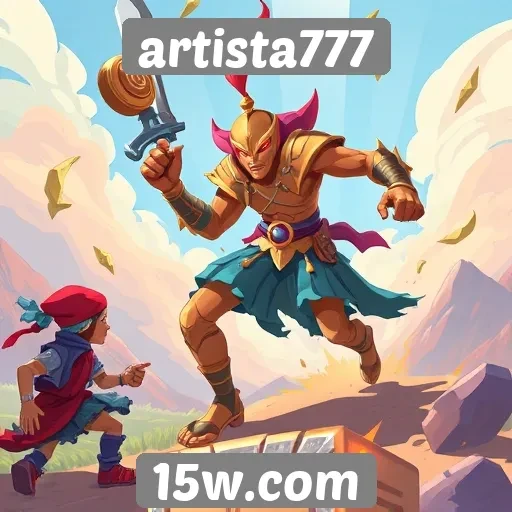Gameplay imersiva e interativa no artista777