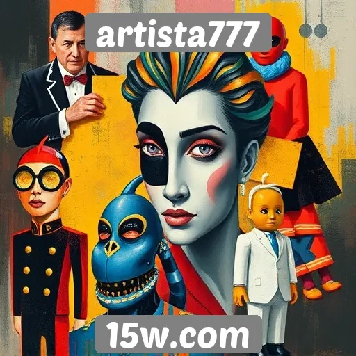 Visão geral das principais características do site artista777