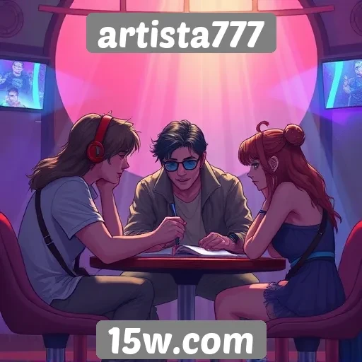 A comunidade de jogadores e suas interações no artista777